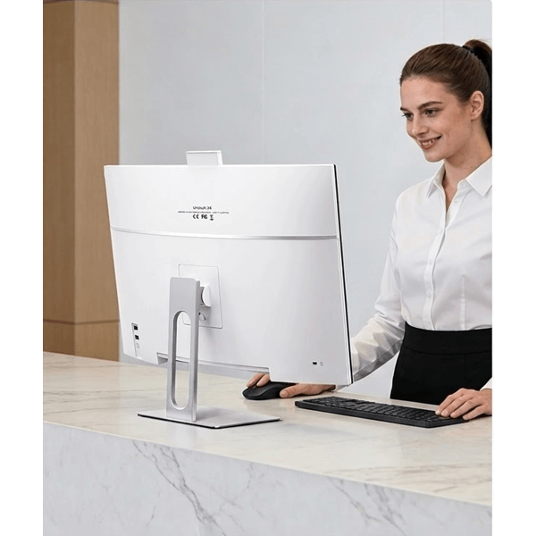 All In One PC Chuwi Unitech 24, 23.8", i3-1220P, 16GB, 512GB SSD, Integrated, W11P, Silver/White