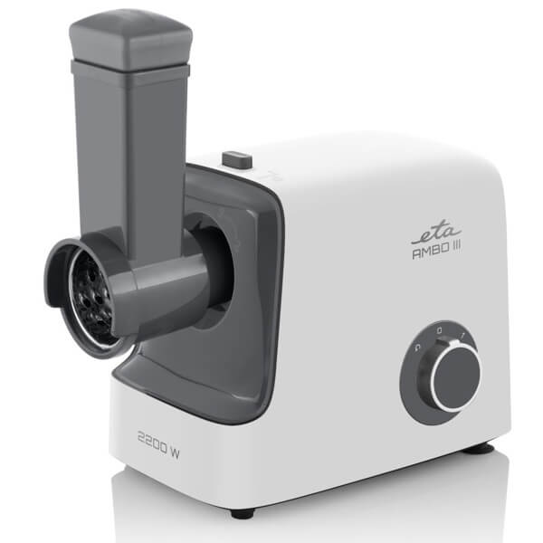ხორცსაკეპი ETA ETA507590000 AMBO III, 2200W, Meat Grinder, White/Grey