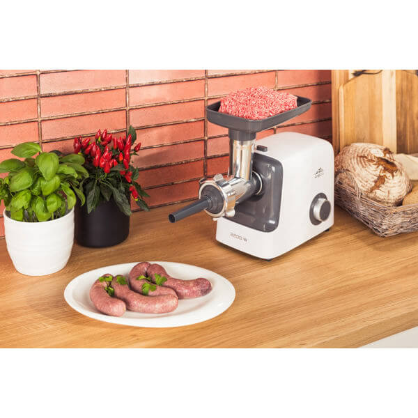 ხორცსაკეპი ETA ETA507590000 AMBO III, 2200W, Meat Grinder, White/Grey