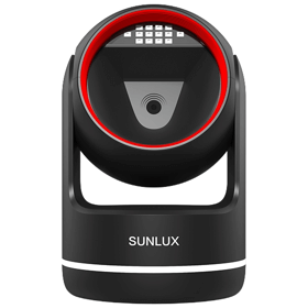 Barcode Desktop Scanner Sunlux XL-2610A, USB-HID, RS-232, USB-VCP, Black