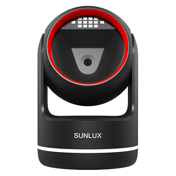 Barcode Desktop Scanner Sunlux XL-2610A, USB-HID, RS-232, USB-VCP, Black