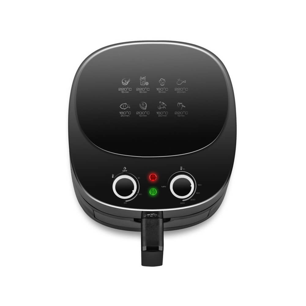 აეროგრილი ETA ETA016890000 VISTA, 1300W, 4.3L, Air Fryer, Black