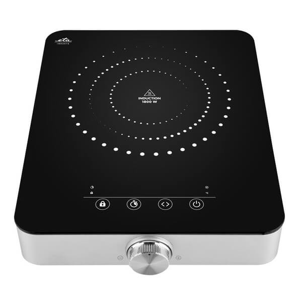 Induction Cooker ETA ETA011190000 INDUKTA, 1800W, Black/Silver