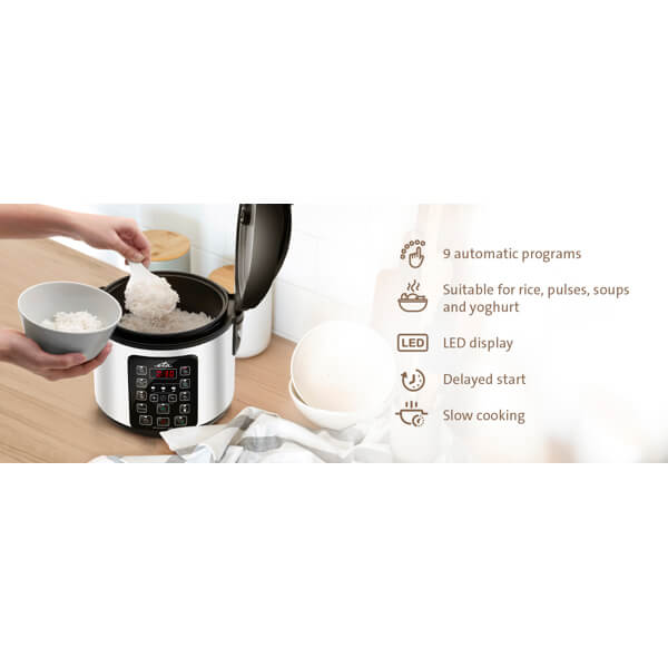 Rice Cooker ETA ETA413190000 GRANELLINO, 500W, 1.5L, Silver