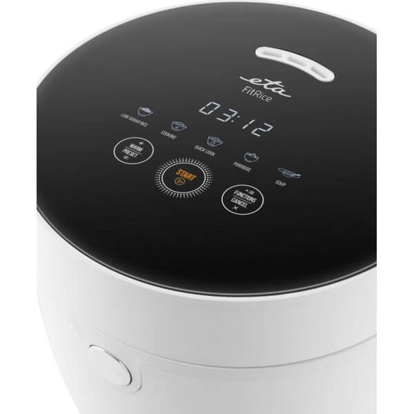 ბრინჯის სახარში ETA ETA413990000 FIT RICE, 500W, 1.6L, Rice Cooker, White