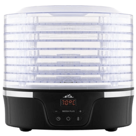 ჩირის აპარატი ETA ETA830190000 SECCA PLUS, 380W, Dried Fruit Machine, Black