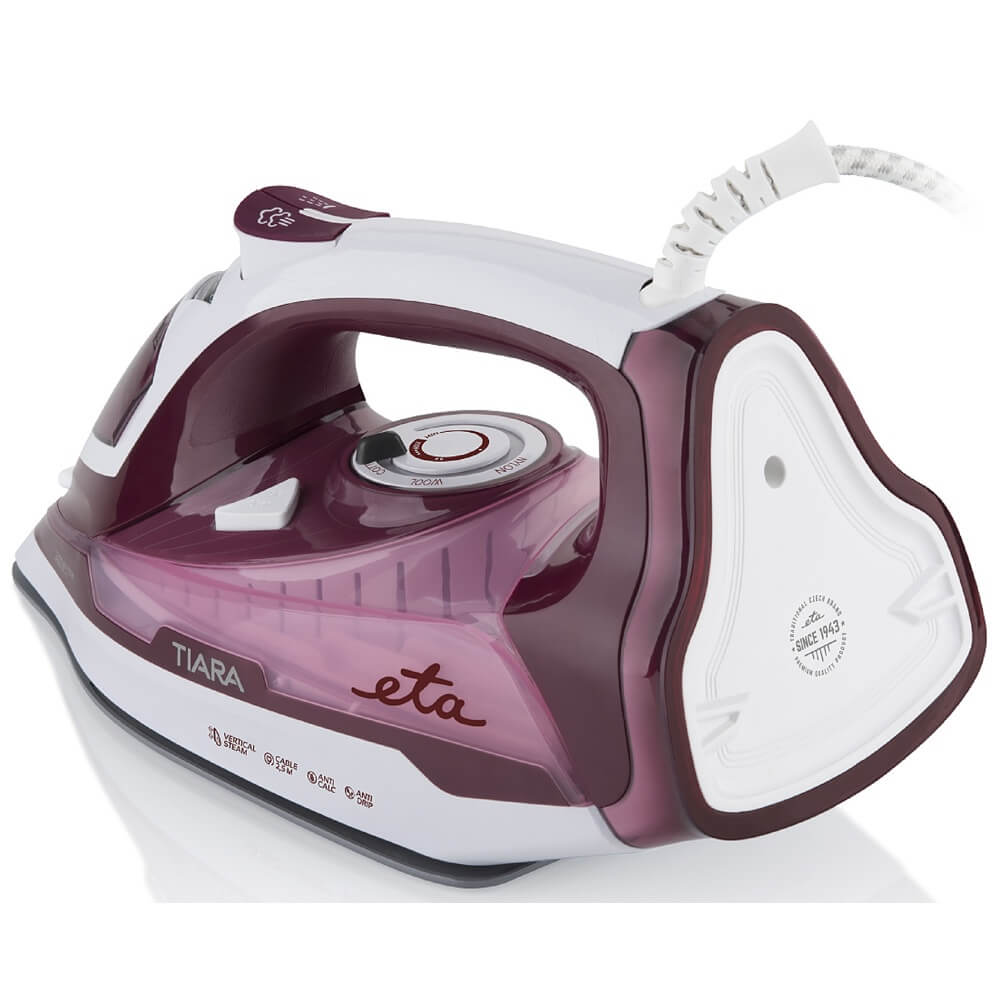 ორთქლის უთო ETA ETA126990000 TIARA II, 2400W, 0.45L, Steam Iron, Red