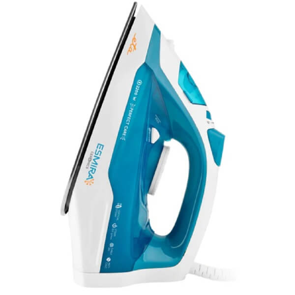 ორთქლის უთო ETA ETA027390000 ESMIRA, 2200W, 0.38L, Steam Iron, White/Blue