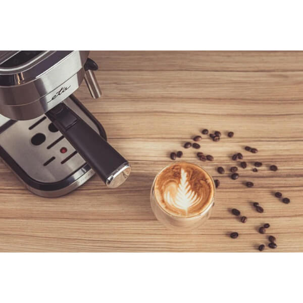 ყავის აპარატი ETA ETA218090000 Stretto, 1350W, 0.75L, Coffee Machine, Silver