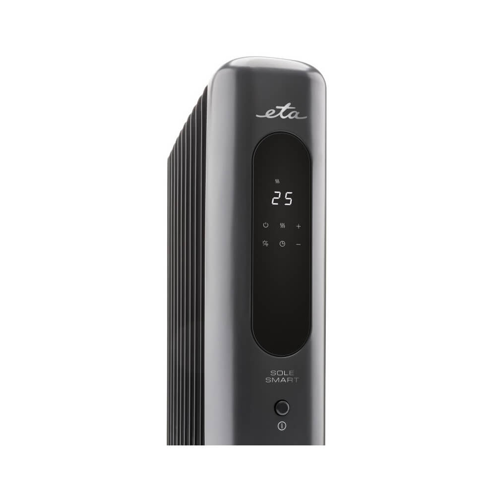 ზეთის რადიატორი ETA ETA262590000 Sole Smart, 2500W, Oil Radiator, Black