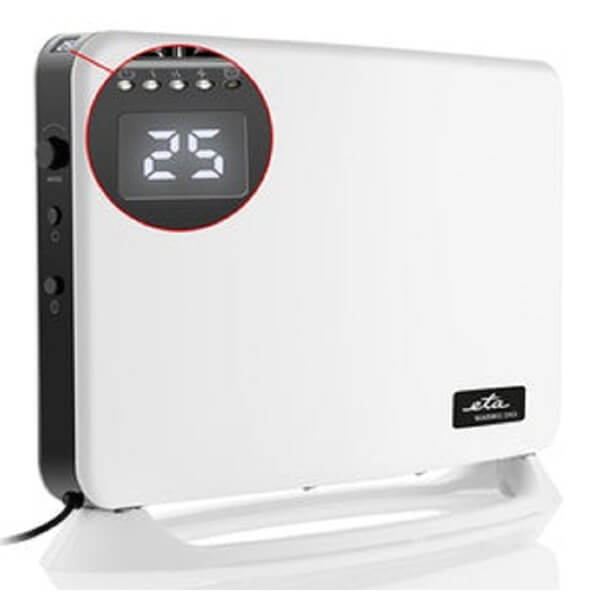 ელექტრო გამათბობელი ETA ETA162490000 WARMIE DIGI, 2000W, Electric Heater, White