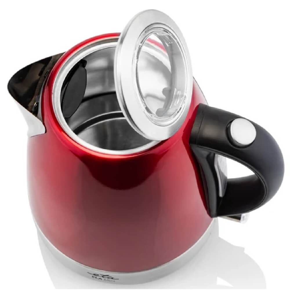 ელექტრო ჩაიდანი ETA ETA859990010 ELA Mini, 2110W, 1.2L, Electric Kettle, Red
