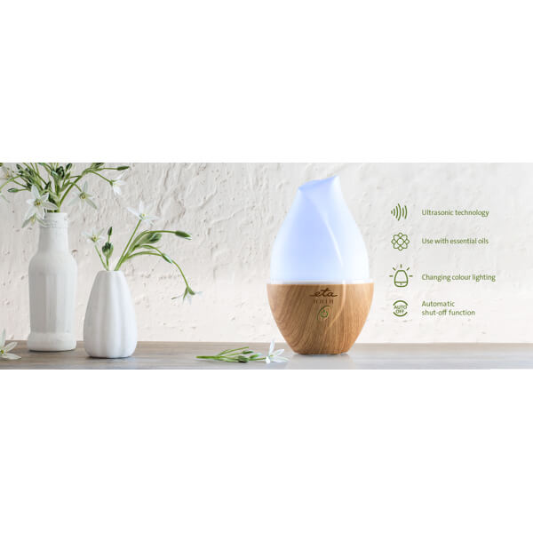 ჰაერის დამატენიანებელი ETA ETA463490000 ARIA, 25m², Air Humidifier, Brown