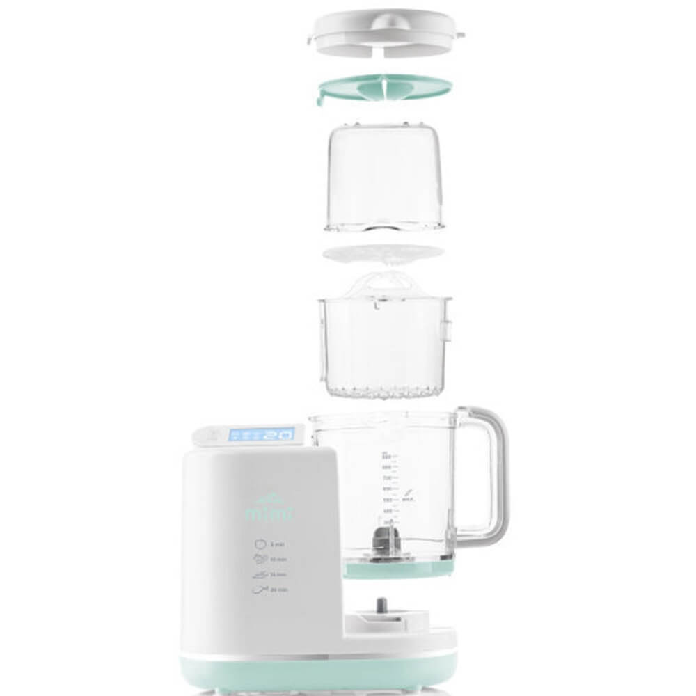 ბლენდერი+ორთქლსახარში ETA ETA430690000 MIMI, Steam Cooker+Blender, White