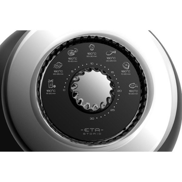 აეროგრილი ETA ETA617290020 Storio, 1350W, 3L, Air Fryer, Black