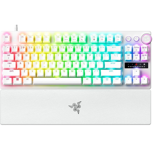 კლავიატურა Razer RZ03-04981700-R3M1 Huntsman V3 Pro TKL, Wired, USB, Mechanical Gaming Keyboard, White
