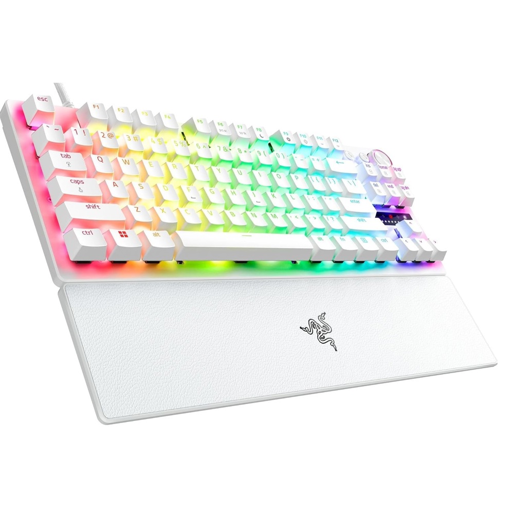 კლავიატურა Razer RZ03-04981700-R3M1 Huntsman V3 Pro TKL, Wired, USB, Mechanical Gaming Keyboard, White