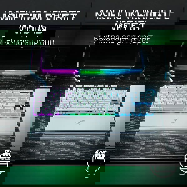 კლავიატურა Razer RZ03-04981700-R3M1 Huntsman V3 Pro TKL, Wired, USB, Mechanical Gaming Keyboard, White