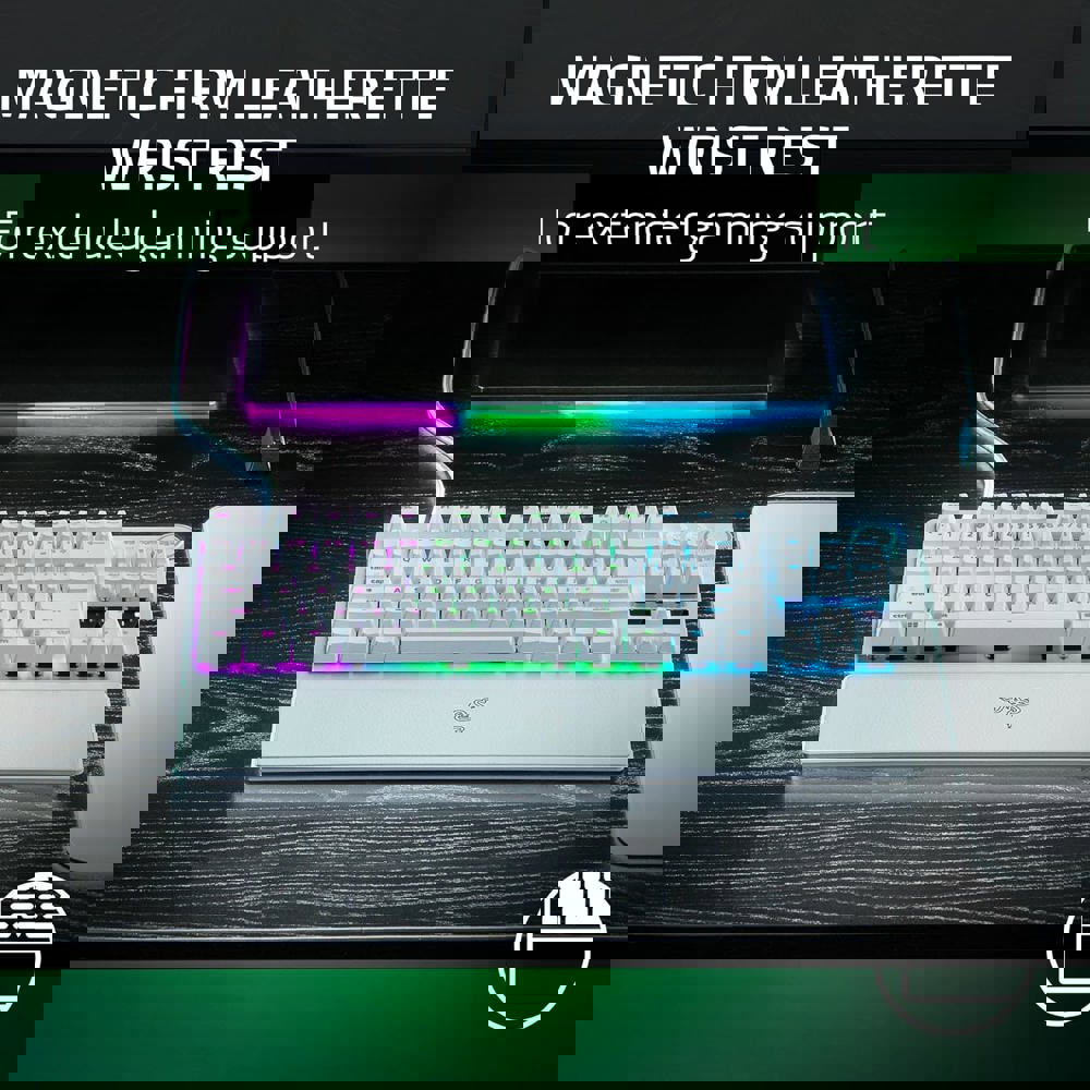 კლავიატურა Razer RZ03-04981700-R3M1 Huntsman V3 Pro TKL, Wired, USB, Mechanical Gaming Keyboard, White