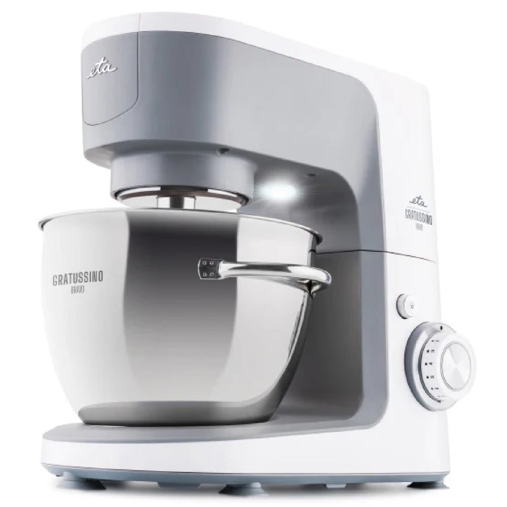 სამზარეულოს კომბაინი ETA ETA302390010 GRATUSSINO III BRAVO, 1200W, 4.5L, Food Processor, White