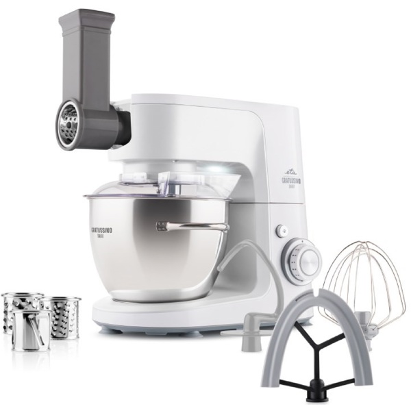 სამზარეულოს კომბაინი ETA ETA302390000 GRATUSSINO III SMART, 1200W, 4.5L, Food Processor, White