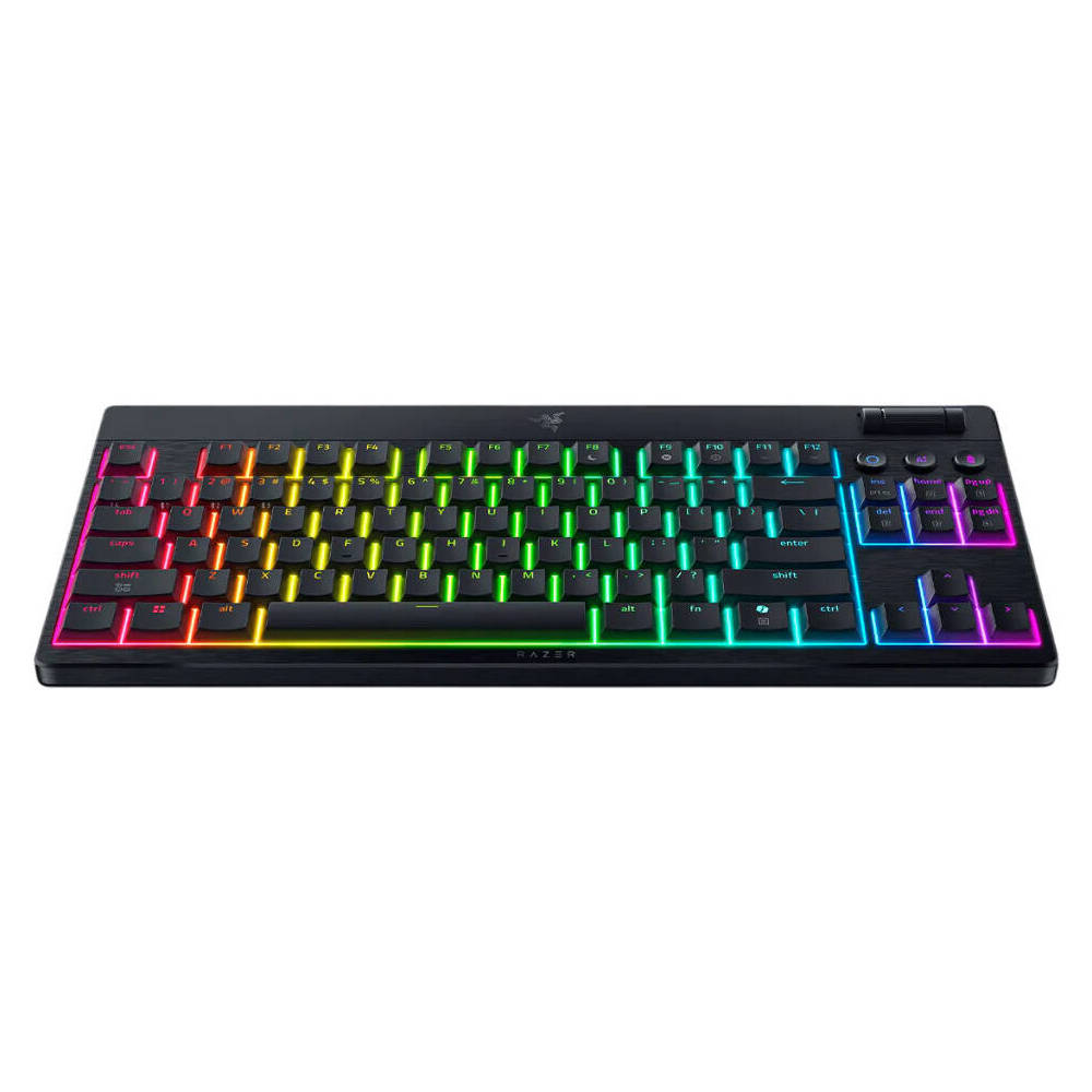კლავიატურა Razer RZ03-05450500-R3M1 BlackWidow V4 Low-profile TKL HyperSpeed, Wireless, USB, Bluetooth, Mechanical Gaming Keyboard, Black