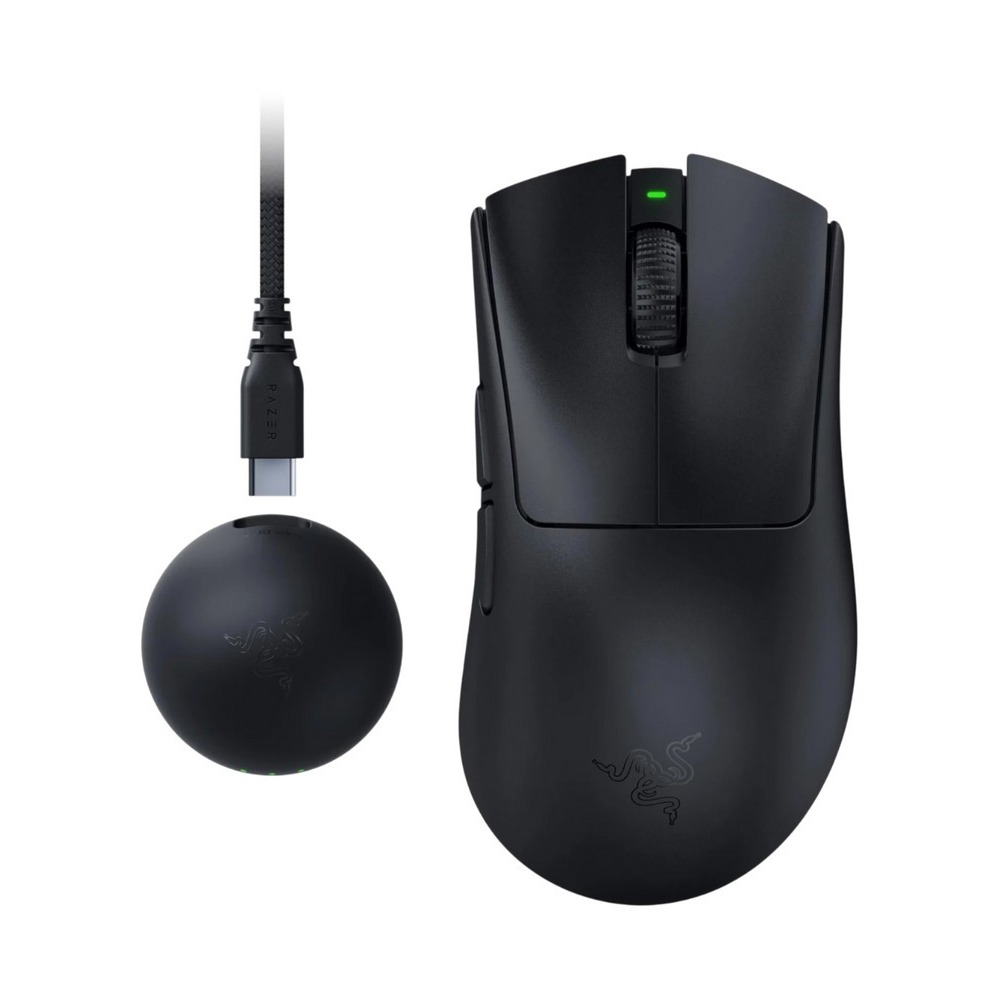 მაუსი Razer RZ01-05330100-R3G1 DeathAdder V4 Pro Gen-2, Wireless, USB, Gaming Mouse, Black