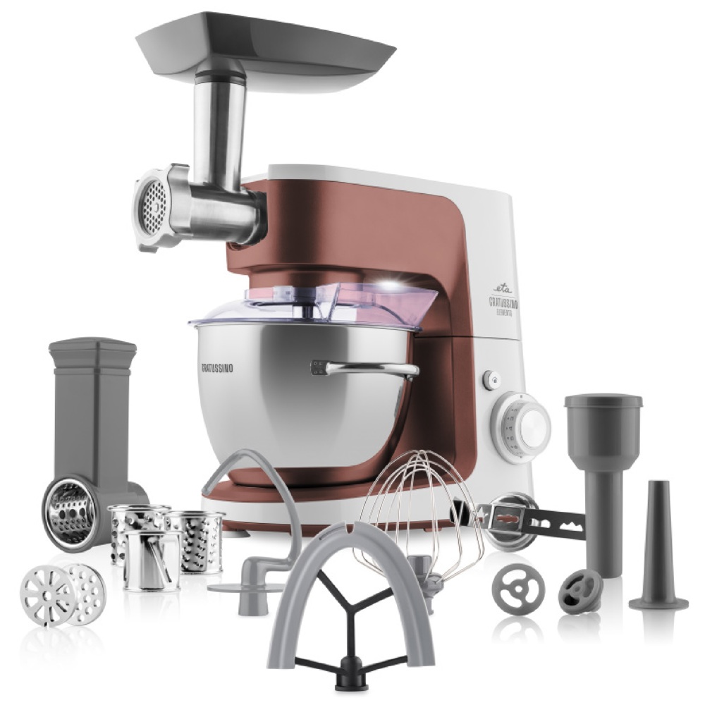 სამზარეულოს კომბაინი ETA ETA302390110 Gratussino III, 1200W, 5L, Food Processor, Terracotta