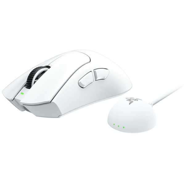 Gaming Mouse Razer RZ01-05330200-R3G1 DeathAdder V4 Pro Gen-2, Wireless, USB, Bluetooth, White