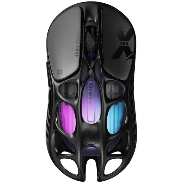 Gaming Mouse GravaStar GSXPRO_BLK Mercury XPro, Wireless, USB, Bluetooth, Black