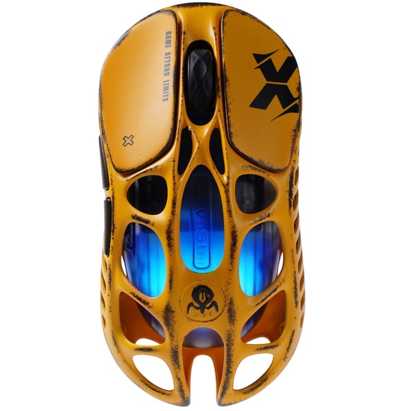 მაუსი GravaStar GS_X_YLW Mercury X, Wireless, USB, Bluetooth, Gaming Mouse, Yellow