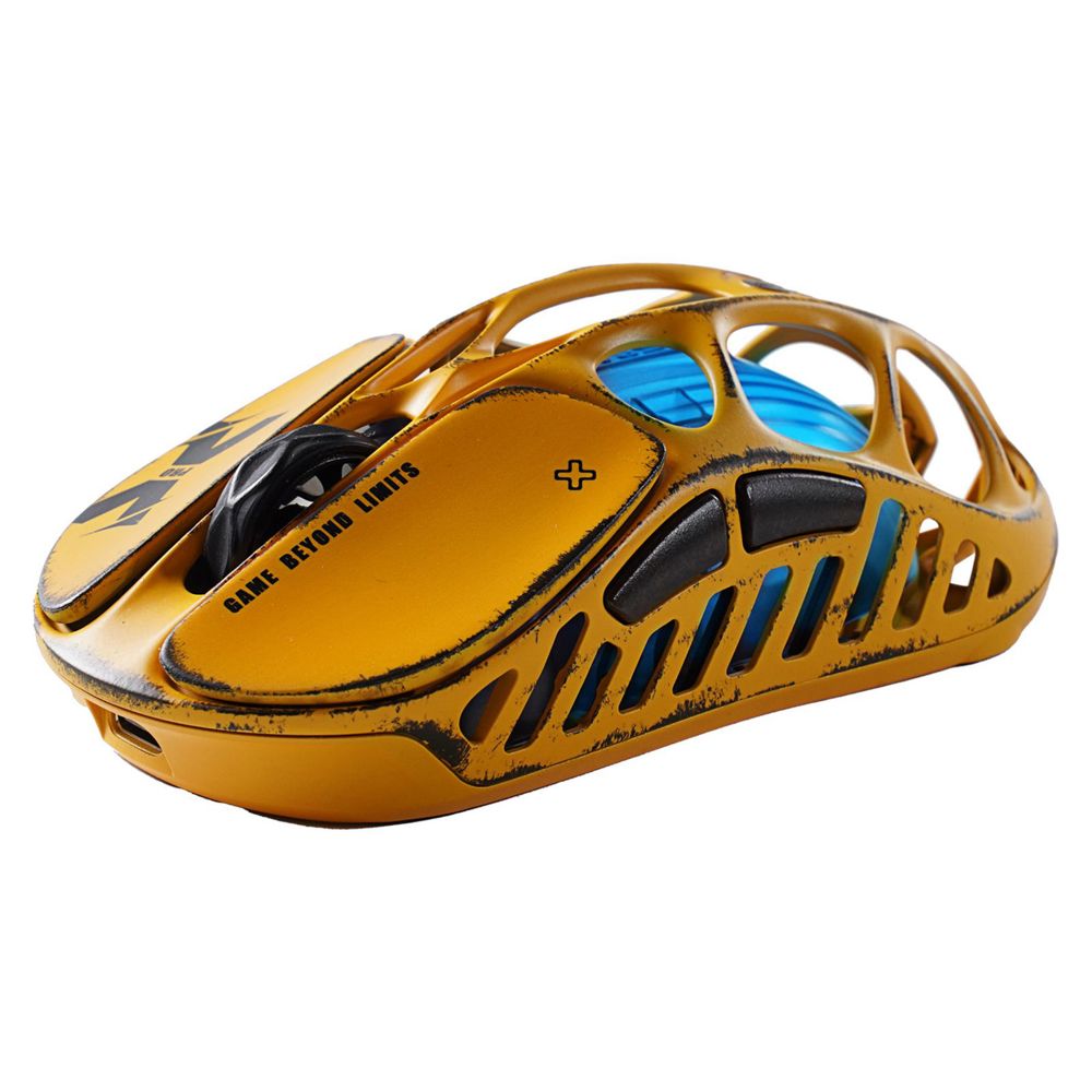 მაუსი GravaStar GS_X_YLW Mercury X, Wireless, USB, Bluetooth, Gaming Mouse, Yellow