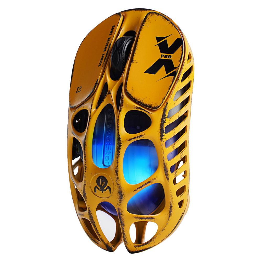 მაუსი GravaStar GS_X_YLW Mercury X, Wireless, USB, Bluetooth, Gaming Mouse, Yellow