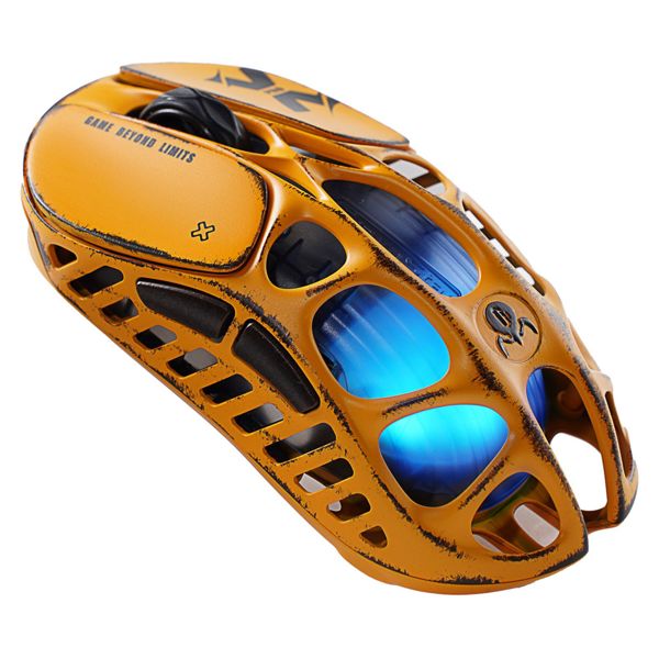 მაუსი GravaStar GS_X_YLW Mercury X, Wireless, USB, Bluetooth, Gaming Mouse, Yellow