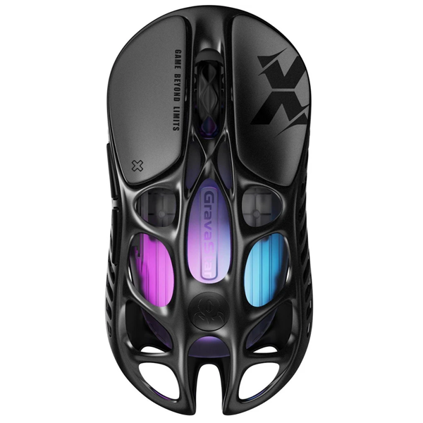Gaming Mouse GravaStar GSX_BLK Mercury X, Wireless, USB, Bluetooth, Black