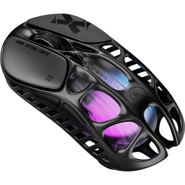 მაუსი GravaStar GSX_BLK Mercury X, Wireless, USB, Bluetooth, Gaming Mouse, Black