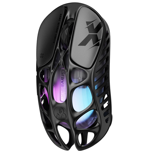 მაუსი GravaStar GSX_BLK Mercury X, Wireless, USB, Bluetooth, Gaming Mouse, Black