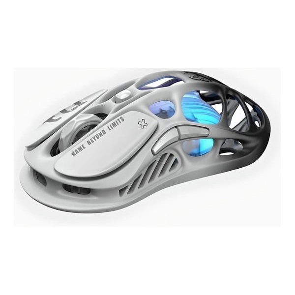 მაუსი GravaStar GRAVASTAR_M1_PRO_GBLK Mercury M1 Pro, Wireless, USB, Bluetooth, Gaming Mouse, White/Black