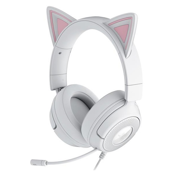 Headset Razer RZ04-05350300-R3M1 Kraken Kitty V3 X, Wired, 3.5mm jack, White