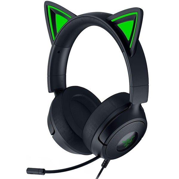 Headset Razer RZ04-05350200-R3M1 Kraken Kitty V3 X, Wired, 3.5mm jack, Black