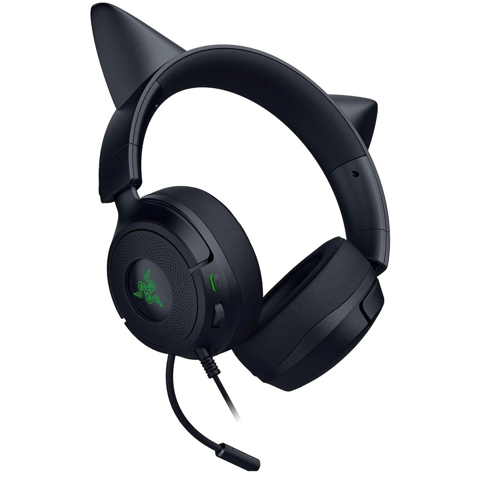 ყურსასმენი Razer RZ04-05350200-R3M1 Kraken Kitty V3 X, Gaming Headset, Wired, 3.5mm jack, Black