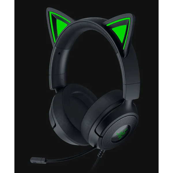 Headset Razer RZ04-05350200-R3M1 Kraken Kitty V3 X, Wired, 3.5mm jack, Black
