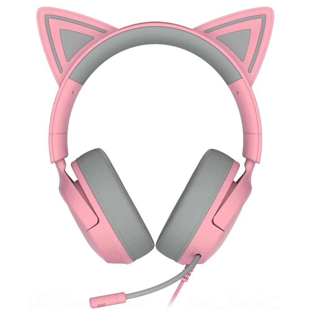 ყურსასმენი Razer RZ04-05350100-R3M1 Kraken Kitty V3 X, Gaming Headset, Wired, 3.5mm jack, Quartz