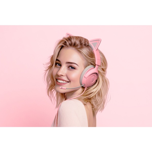 Headset Razer RZ04-05350100-R3M1 Kraken Kitty V3 X, Wired, 3.5mm jack, Quartz