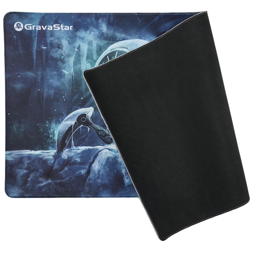 მაუსის პადი GravaStar GSA8_MPD_WINTER, XL, Gaming Mouse Pad, Blue