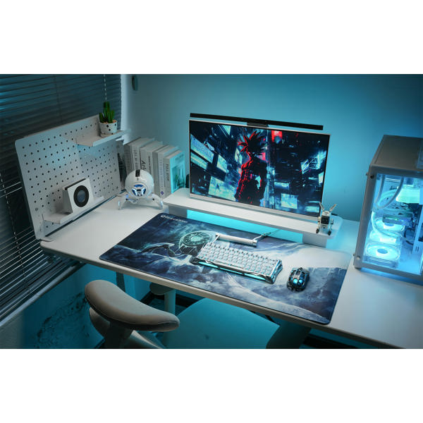 მაუსის პადი GravaStar GSA8_MPD_WINTER, XL, Gaming Mouse Pad, Blue