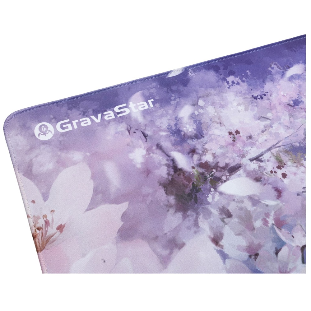 მაუსის პადი GravaStar GSA8_MPD_SAKURA, XL, Gaming Mouse Pad, Purple