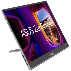 Monitor Asus 90LM07SV-B02170 ZenScreen MQ16AHE, 15.6", FHD, OLED, mHDMI, Type-C, Grey