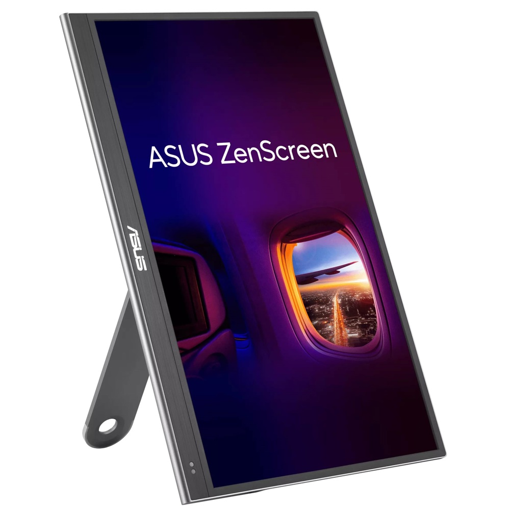 Monitor Asus 90LM07SV-B02170 ZenScreen MQ16AHE, 15.6", FHD, OLED, mHDMI, Type-C, Grey