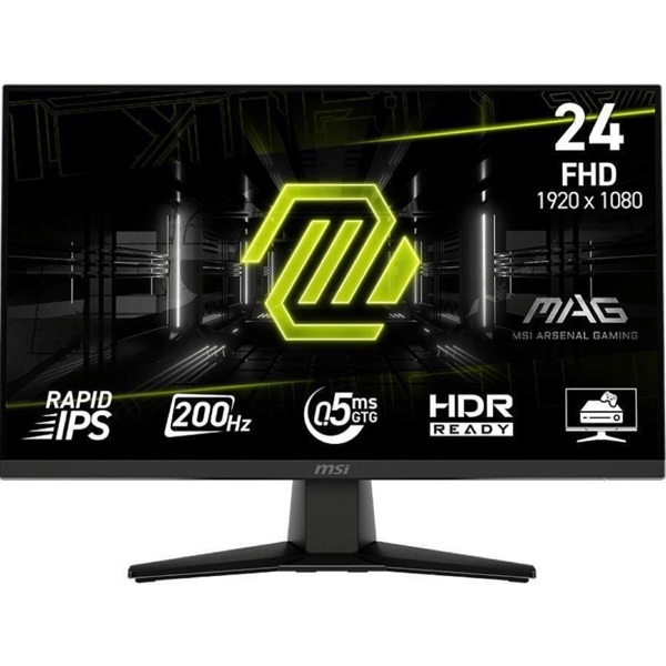 Monitor MSI 9S6-3BC51T-007 MAG 242F, 23.8", FHD, IPS, HDMI, DP, Black